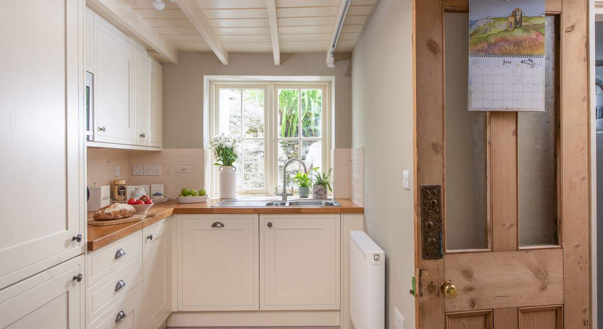 This is a kitchen with character.