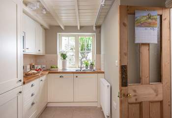 This is a kitchen with character.