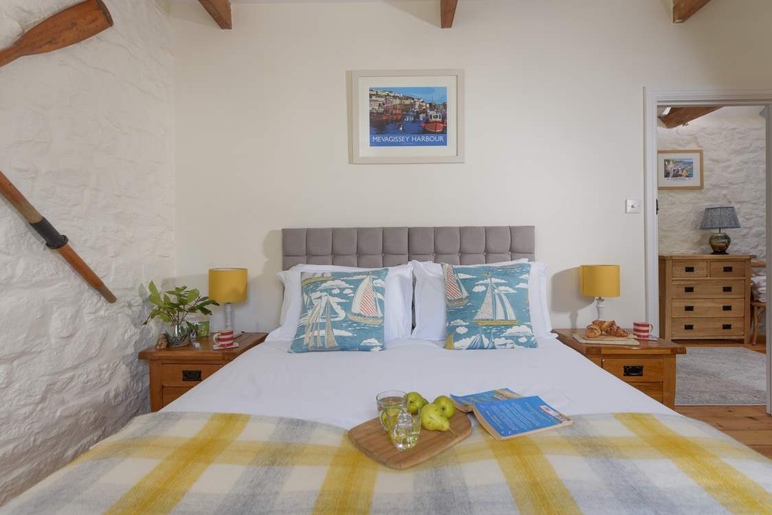 Bedroom 2 boasts a 'zip and link' bed, which can either be two singles or a king-size (you choose).