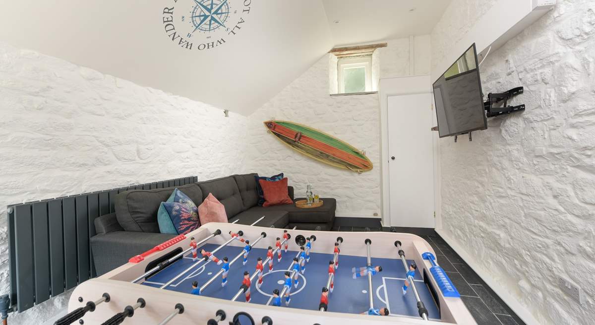 Perfect for our younger guests, this games-room is located off the living area.