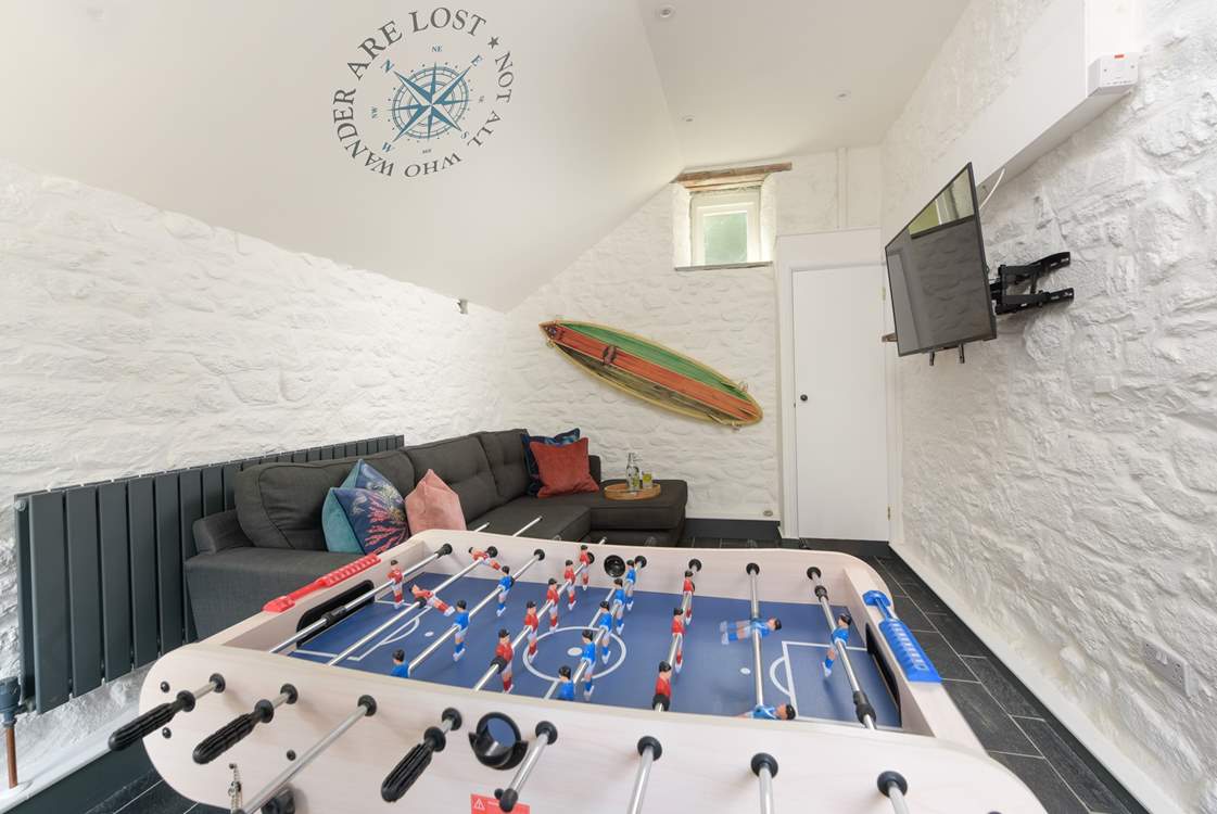 Perfect for our younger guests, this games-room is located off the living area.