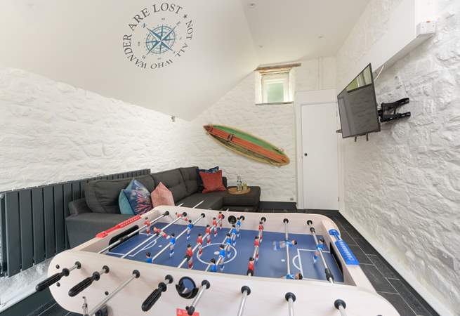 Perfect for our younger guests, the games-room is located off the living area.