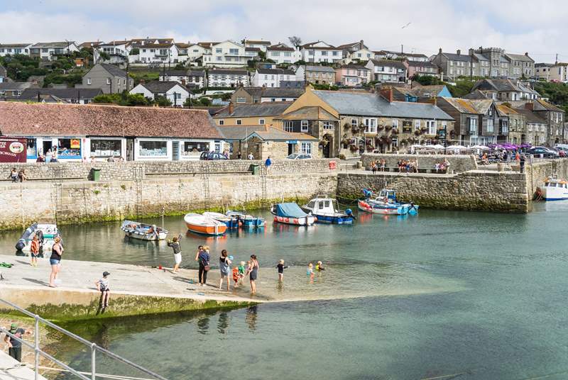 Porthleven is a gorgeous fishing village with a vibrant harbour and a great selection of places to dine. 