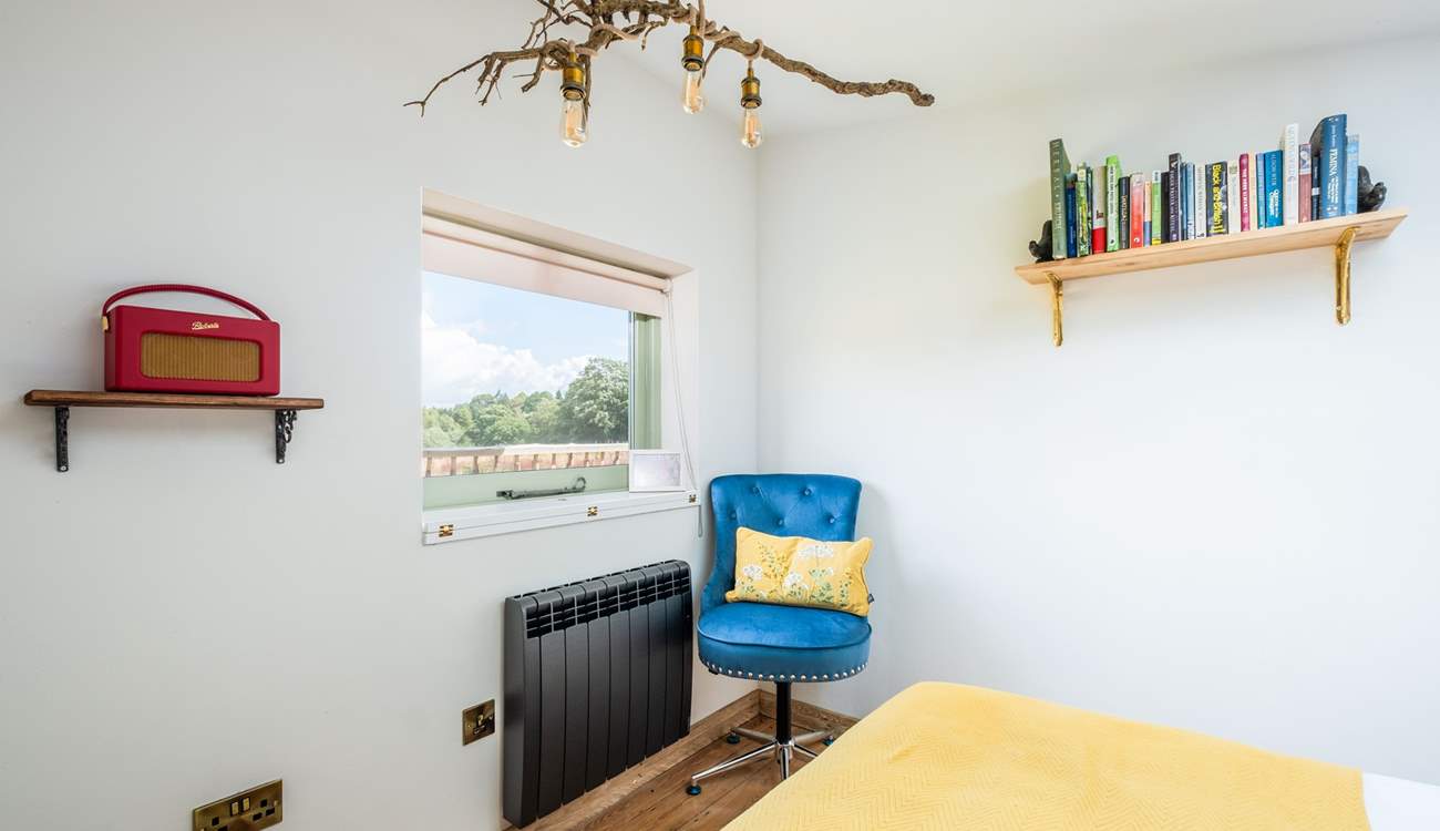 Pop on the radio and delve into a good read. 