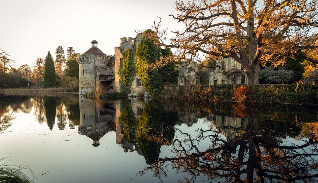 Scotney Castle Estate is a 'must visit' with enchanting woodland and parkland to explore. 