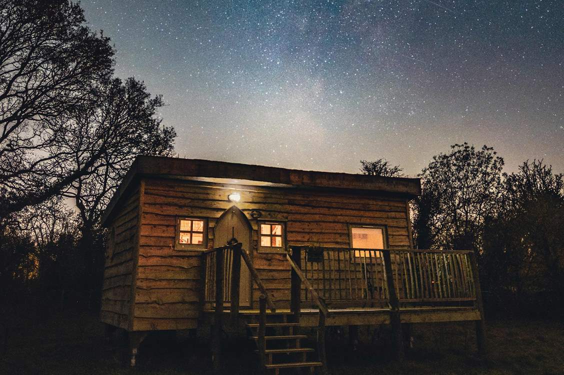 Matilda is the perfect hideaway for stargazing!