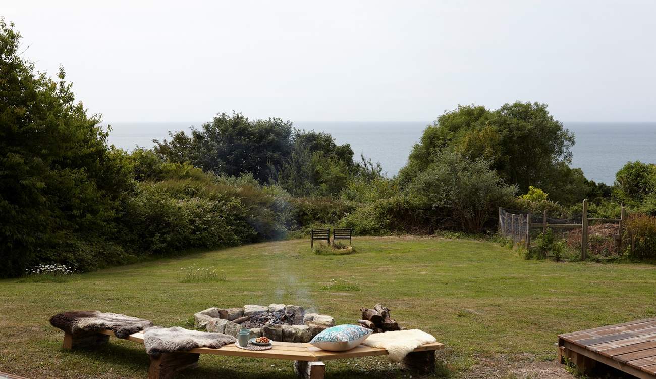 Soak up the sea view or share stories under the stars.