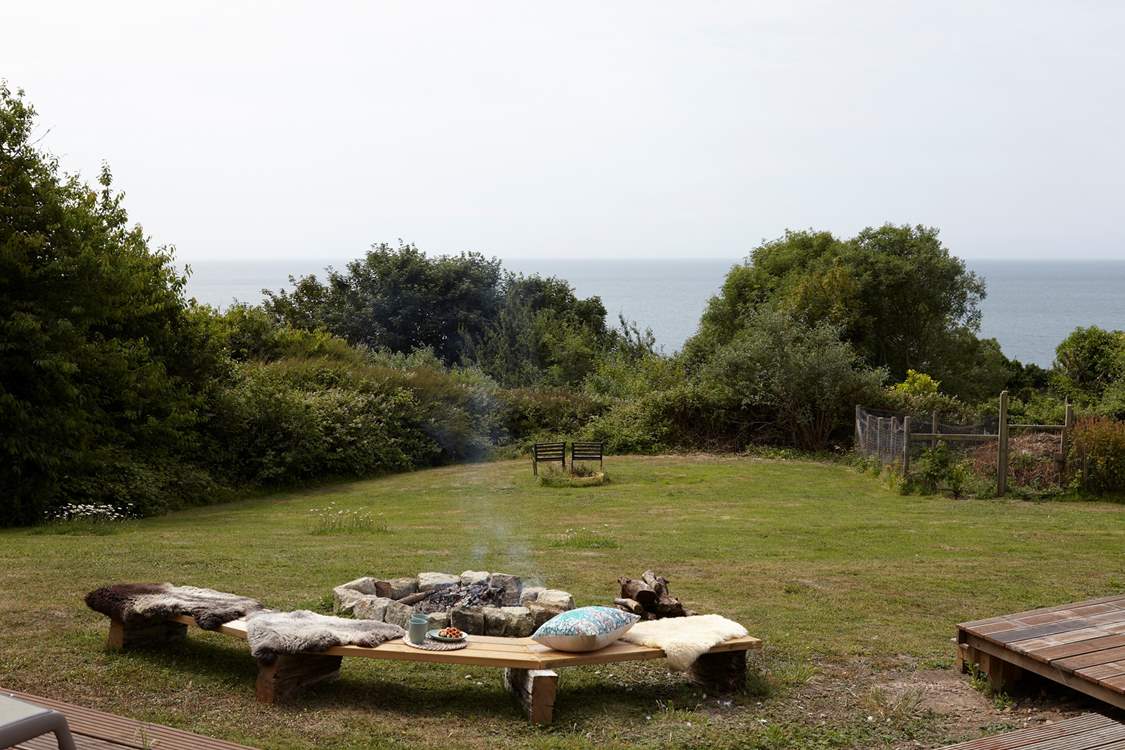 Soak up the sea view or share stories under the stars.