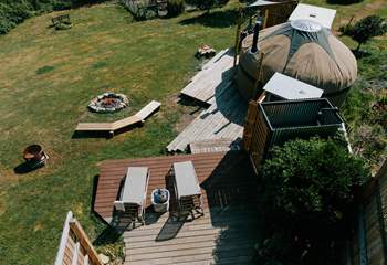 An idyllic location for your glamping getaway.