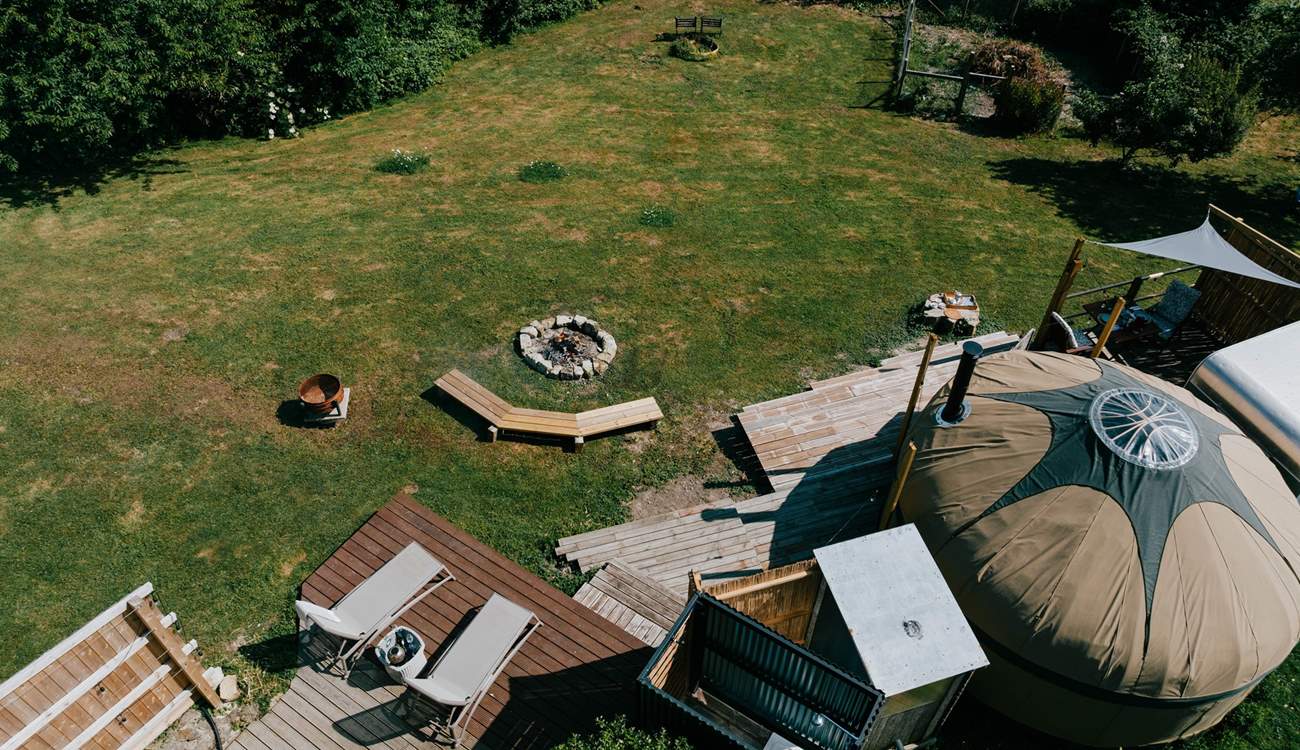 With plenty of spots to sit back and soak up the sunshine.
