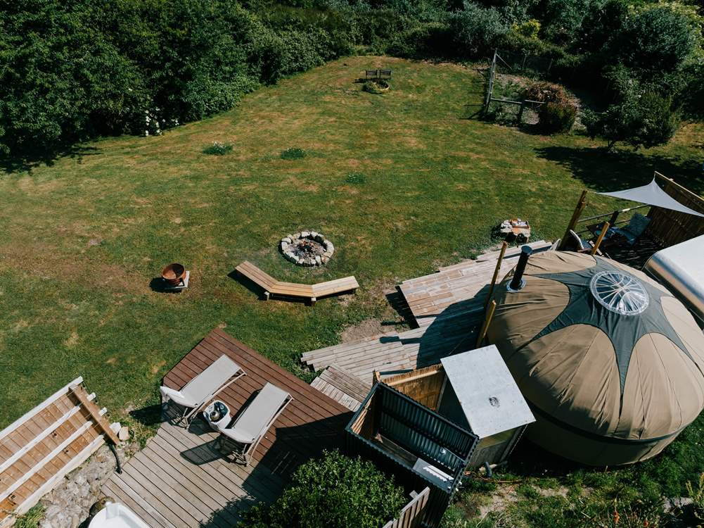 With plenty of spots to sit back and soak up the sunshine.