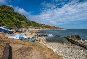 One of the Island's hidden secrets, discover Castle Haven beach just down the lane from the lighthouse.