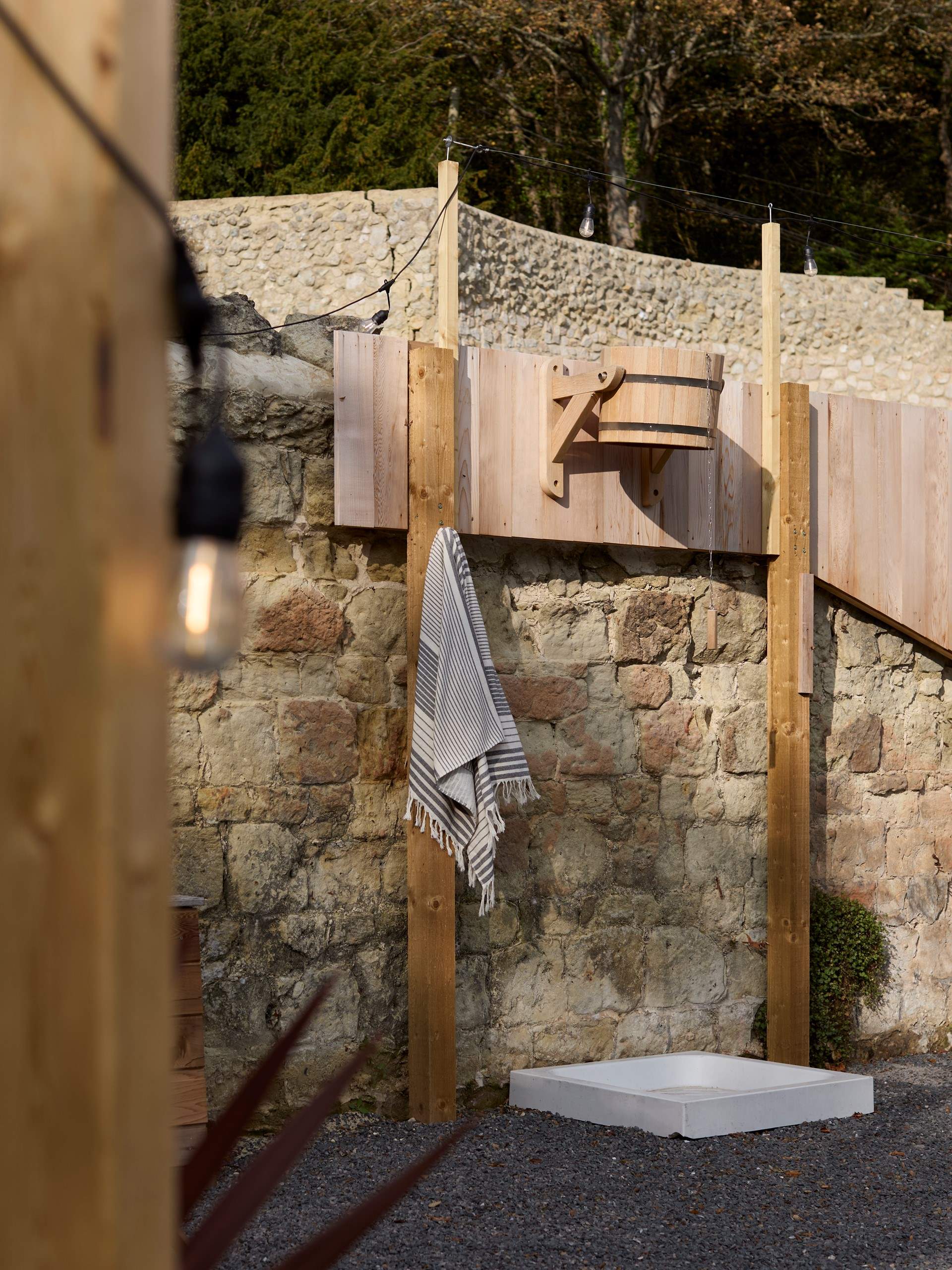 Feeling brave? Try a cold bucket experience to invigorate in style.