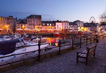 Head to the maritime city of Plymouth and enjoy the Barbican. 