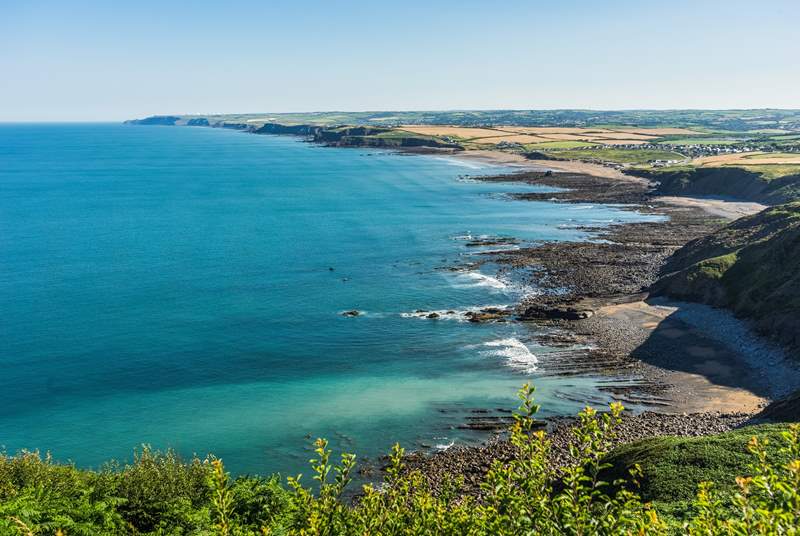 The rugged north Devon coastline offers miles and miles of walks to enjoy. 