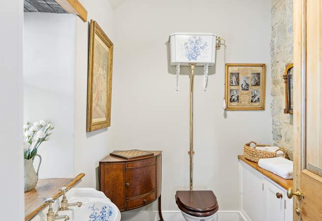 A quirky downstairs WC is always handy!