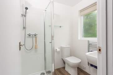 The shower-room.
