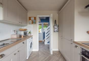 Looking back to the hallway and stairs.