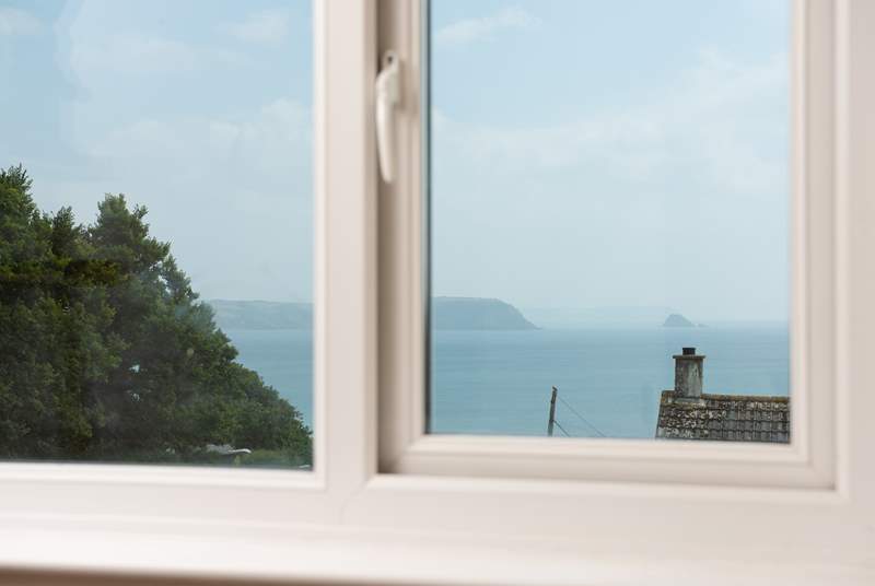 Enjoy the glorious sea views from bedroom one.