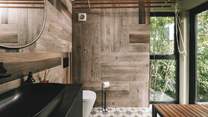 The en suite shower-room has been finished to perfection. 