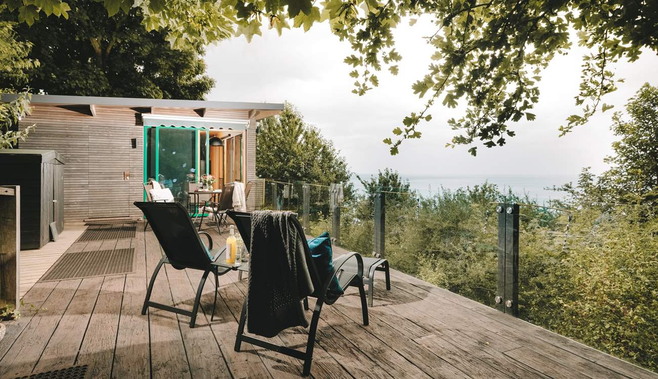 The secluded decking is just the spot for your morning brew or evening sundowner.