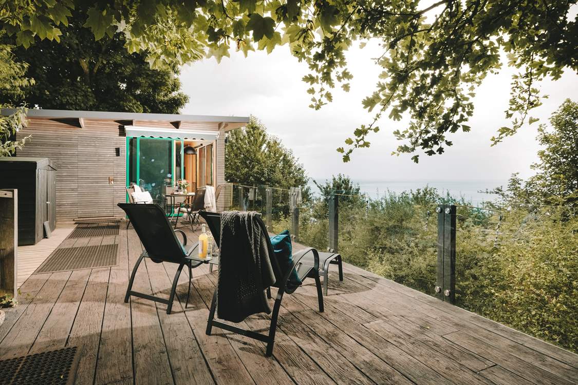 The secluded decking is just the spot for your morning brew or evening sundowner.