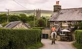 Be sure to stop at The Rugglestone Inn and enjoy a cosy pub lunch after a ramble across the moors. - Thumbnail Image