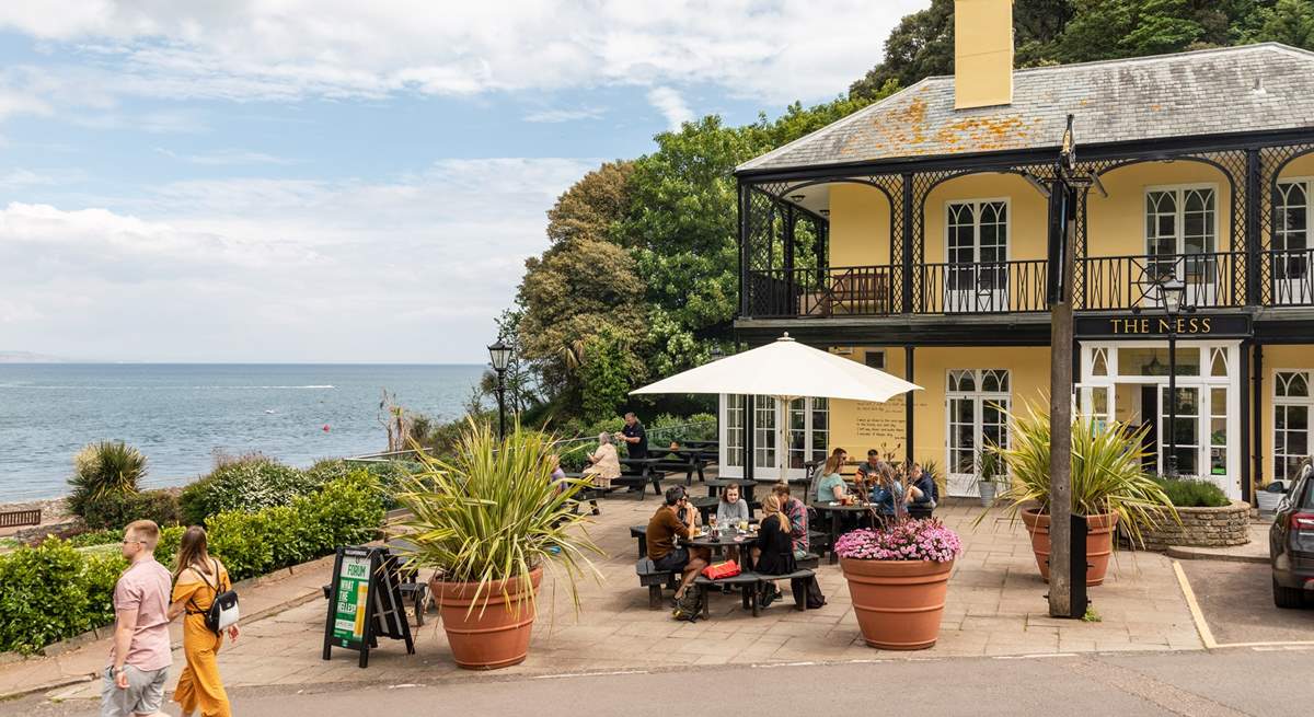 The Ness is a lovely spot for food overlooking Teignmouth and Shaldon.