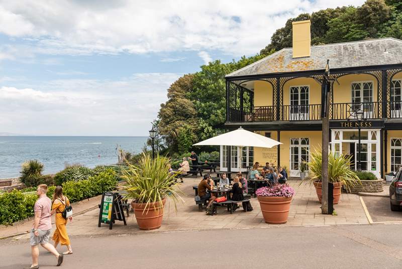 The Ness is a lovely spot for food overlooking Teignmouth and Shaldon.