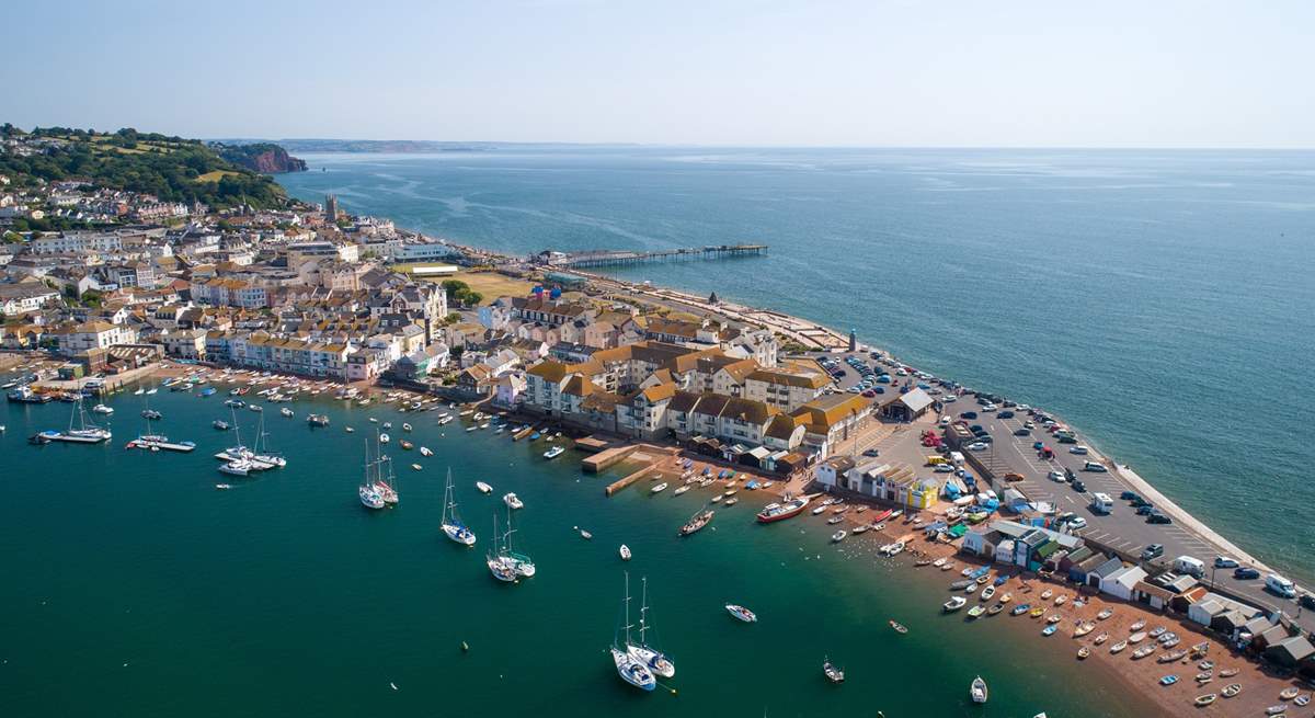 Teignmouth is the other side of the river and is also stunning.