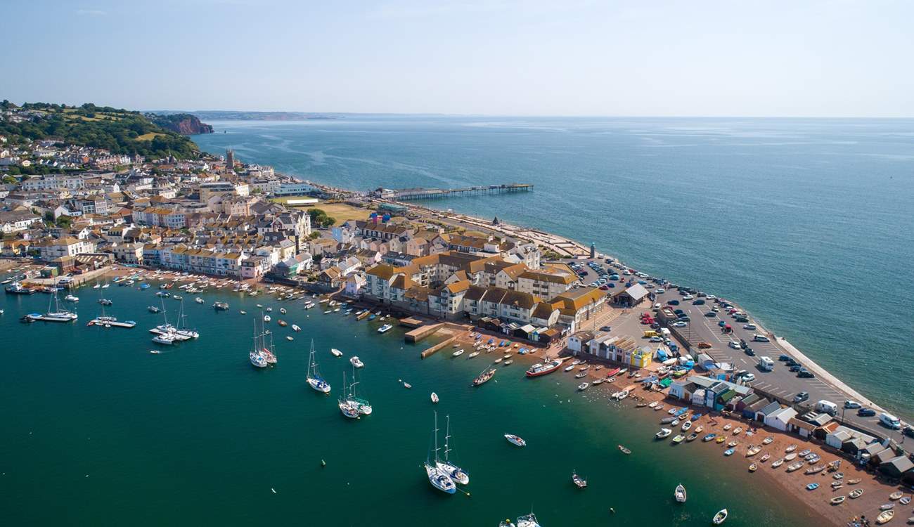 Teignmouth is the other side of the river and is also stunning.