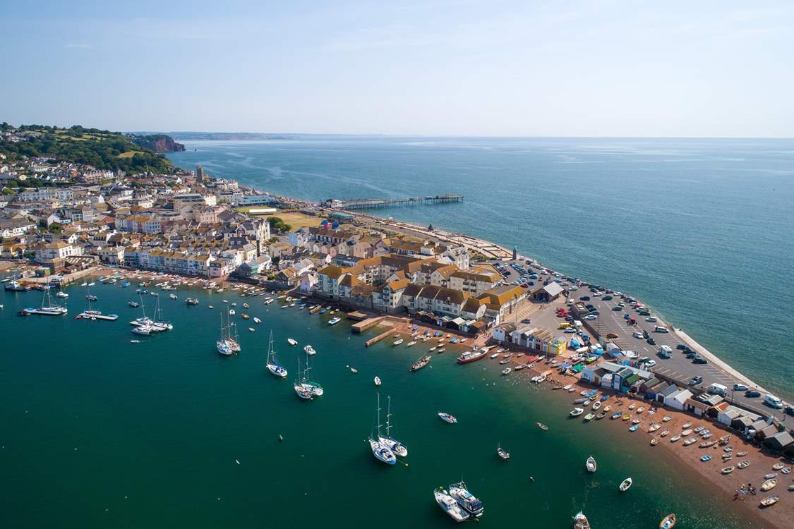 Teignmouth is the other side of the river and is also stunning.