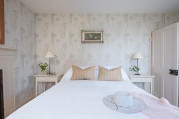 The wallpaper in bedroom 3 is delightful.