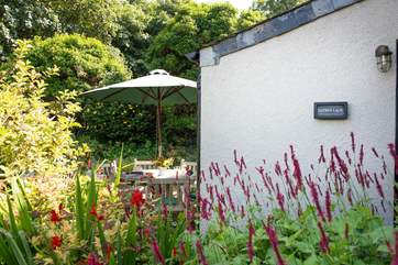 The gardens are as delightful as the house.