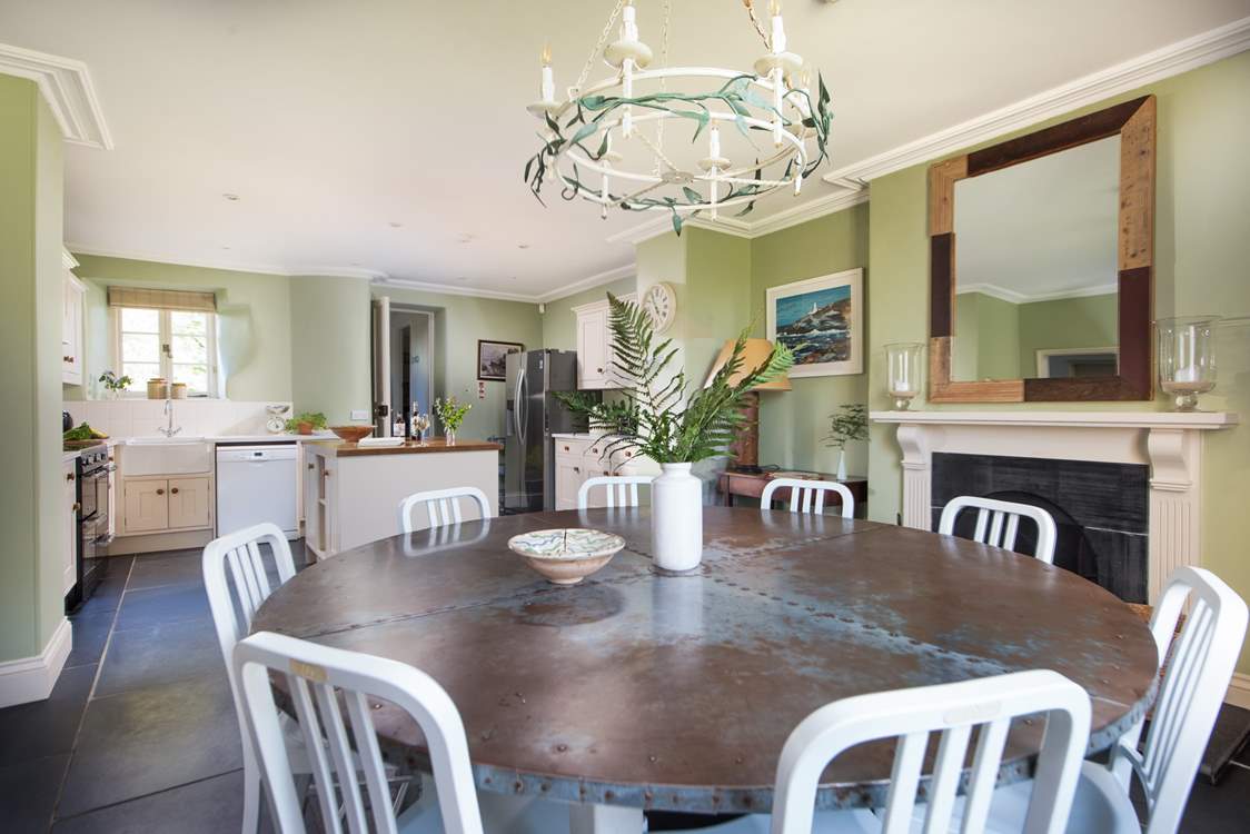 The large kitchen/dining-room really is the heart of the home.