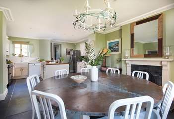 The large kitchen/dining-room really is the heart of the home.
