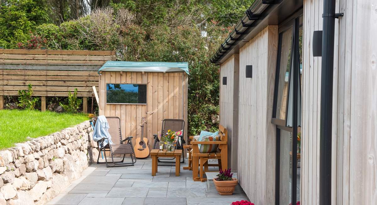 The patio area is very sweet and private.