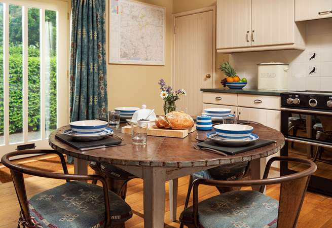 The dining-area is perfect for family meals. 