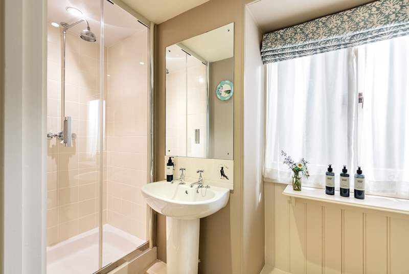 The en suite shower-room, ideal for a relaxing shower.