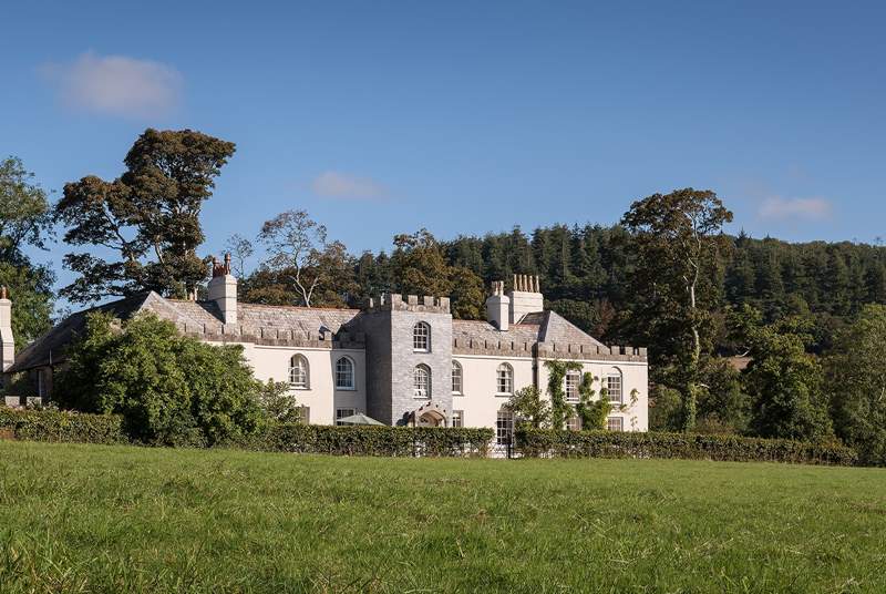 Restormel Manor sits at the end of a private drive on the Estate.