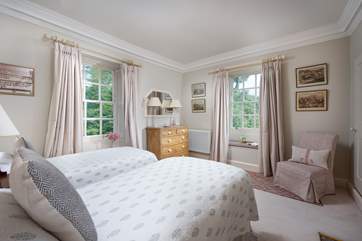 Double aspect, it's a wonderfully light and airy room.