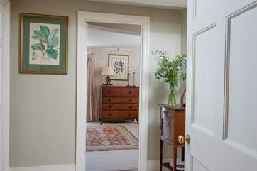 Let's take a peek into Bedroom One, a luxurious room with a separate dressing-area and en suite.