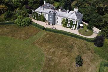 Restormel Manor sits at the end of a private drive on the Estate.