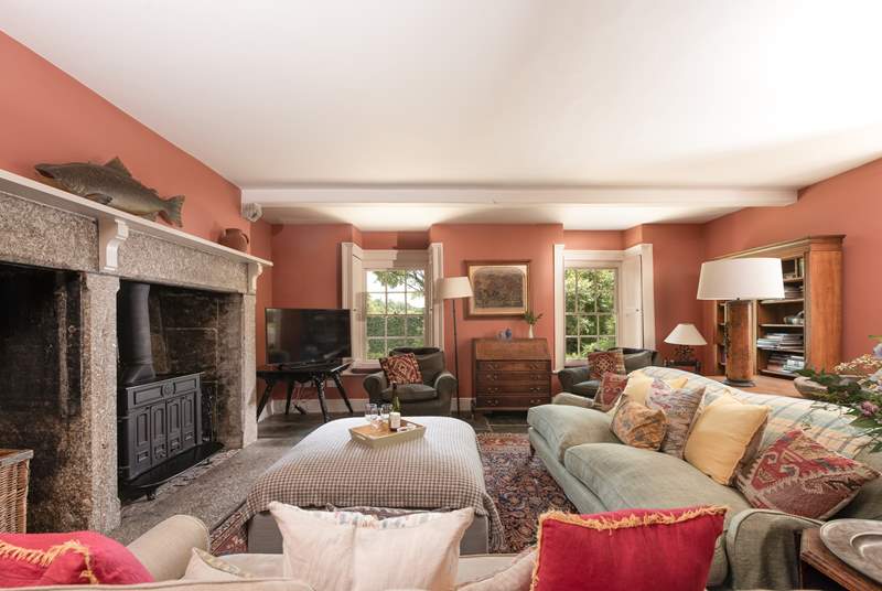 The large sitting-room has plenty of space for all to gather and relax.