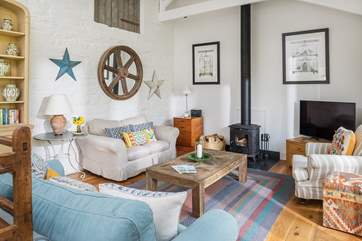 Relax in the cosy sitting area.