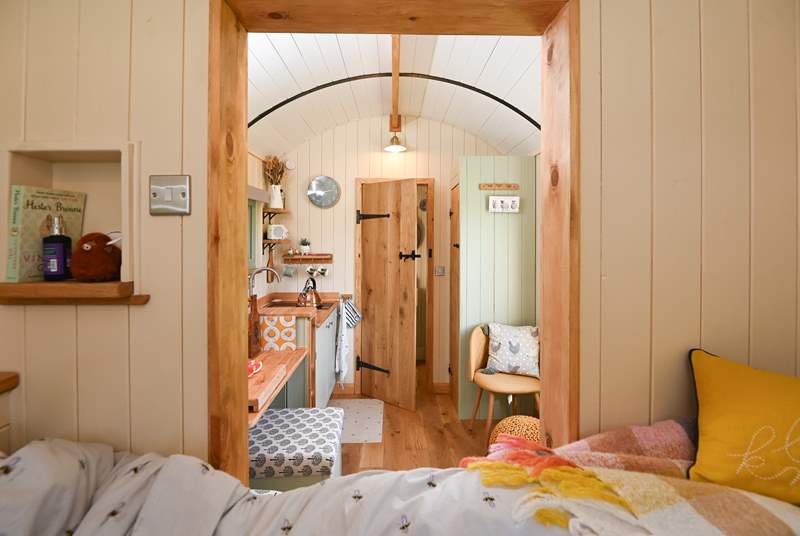 The inside space is oh so cosy and inviting.
