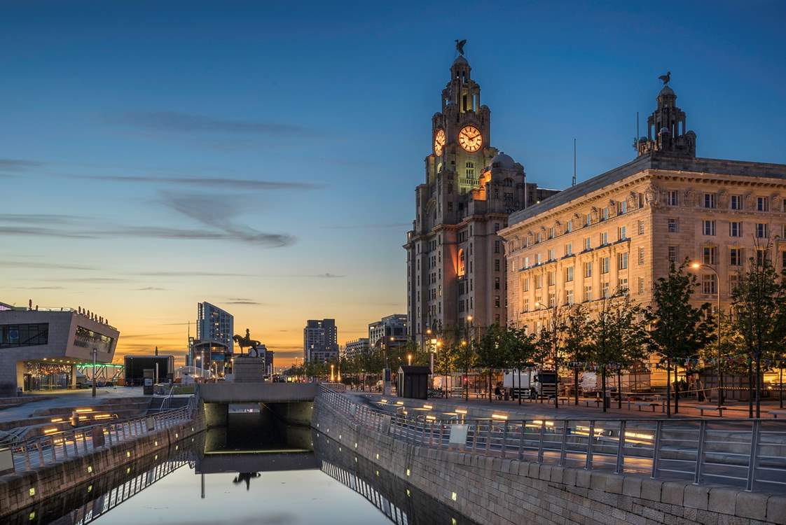 For a bustling atmosphere, head to the vibrant city of Liverpool.