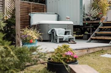 Our favourite feature has to be the dreamy hot tub.