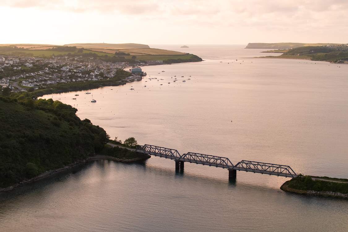 Padstow with its famous Camel Trail, quaint shops and delicious eateries isn't far.