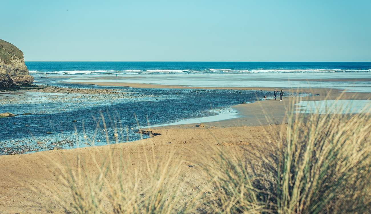 Also on the north coast, you'll find Mawgan, another beautiful beach! 